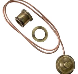 PULSANTE PIU' RACCORDO BRONZO